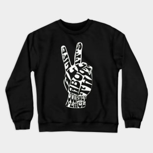 Van Life It's All About The Journey Peace Crewneck Sweatshirt